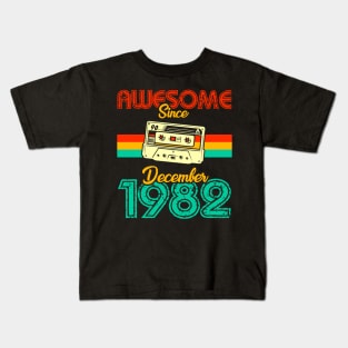 Awesome since December 1982 Kids T-Shirt